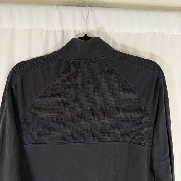 TCU Under Armour Sweater Large Black 1/4 Zip Turtleneck Long Sleeve Breathable - Picture 11 of 13